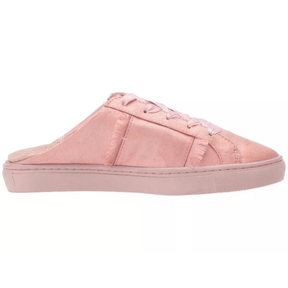 FREE PEOPLE Naples Slip-On Sneaker Pink Satin - Picture 6 of 6